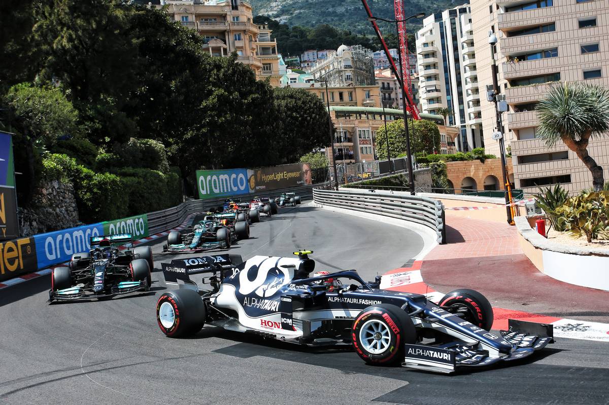 Pierre Gasly (FRA) AlphaTauri AT02. 23.05.2021. Formula 1 World Championship, Rd 5, Monaco Grand Prix, Monte Carlo, Monaco