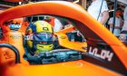 Lando Norris in the McLaren garage preparing for the Azerbaijan GP qualifying - Saturday June 5 2021.