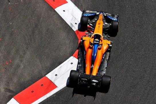 Daniel Ricciardo (AUS) McLaren MCL35M.
04.06.2021. Formula 1 World Championship, Rd 6, Azerbaijan Grand Prix, Baku Street Circuit, Azerbaijan, Practice Day.
- www.xpbimages.com, EMail: requests@xpbimages.com © Copyright: Moy / XPB Images