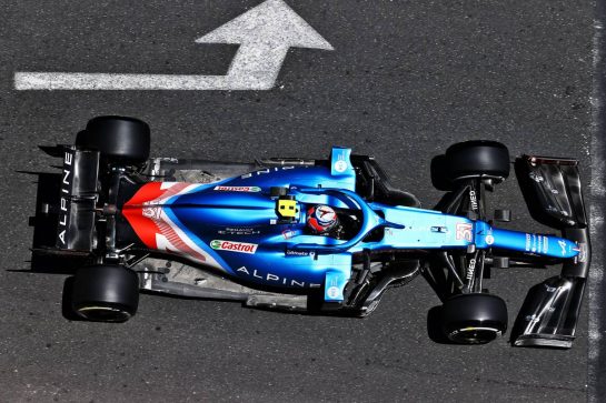 Esteban Ocon (FRA) Alpine F1 Team A521.
04.06.2021. Formula 1 World Championship, Rd 6, Azerbaijan Grand Prix, Baku Street Circuit, Azerbaijan, Practice Day.
- www.xpbimages.com, EMail: requests@xpbimages.com © Copyright: Moy / XPB Images