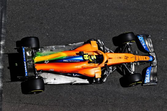 Lando Norris (GBR) McLaren MCL35M.
04.06.2021. Formula 1 World Championship, Rd 6, Azerbaijan Grand Prix, Baku Street Circuit, Azerbaijan, Practice Day.
- www.xpbimages.com, EMail: requests@xpbimages.com © Copyright: Moy / XPB Images