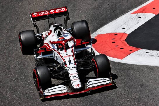 Kimi Raikkonen (FIN) Alfa Romeo Racing C41.
05.06.2021. Formula 1 World Championship, Rd 6, Azerbaijan Grand Prix, Baku Street Circuit, Azerbaijan, Qualifying Day.
- www.xpbimages.com, EMail: requests@xpbimages.com © Copyright: Batchelor / XPB Images
