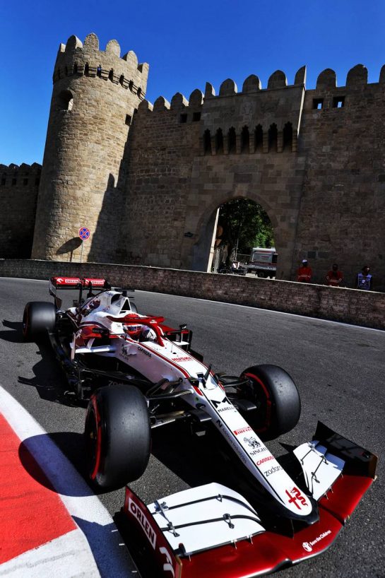 Kimi Raikkonen (FIN) Alfa Romeo Racing C41.
05.06.2021. Formula 1 World Championship, Rd 6, Azerbaijan Grand Prix, Baku Street Circuit, Azerbaijan, Qualifying Day.
- www.xpbimages.com, EMail: requests@xpbimages.com © Copyright: Moy / XPB Images