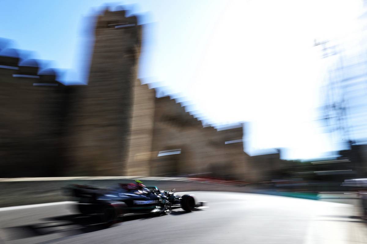 Valtteri Bottas (FIN) Mercedes AMG F1 W12. 05.06.2021. Formula 1 World Championship, Rd 6, Azerbaijan Grand Prix, Baku
