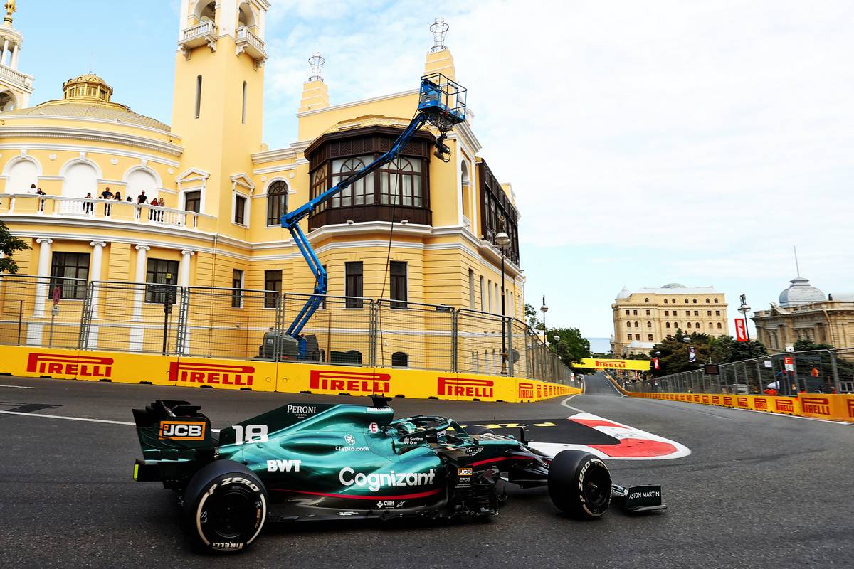 Lance Stroll (CDN) Aston Martin F1 Team AMR21. 06.06.2021. Formula 1 World Championship, Rd 6, Azerbaijan Grand Prix, Baku