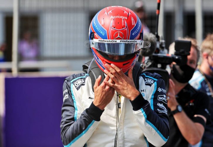 George Russell (GBR) Williams Racing on the grid. 06.06.2021. Formula 1 World Championship, Rd 6, Azerbaijan Grand Prix, Baku