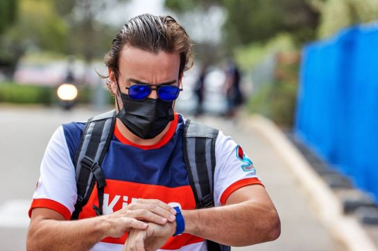 Fernando Alonso (ESP) Alpine F1 Team.
17.06.2021. Formula 1 World Championship, Rd 7, French Grand Prix, Paul Ricard, France, Preparation Day.
- www.xpbimages.com, EMail: requests@xpbimages.com © Copyright: Batchelor / XPB Images