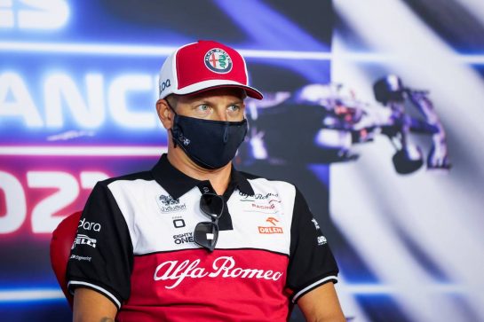 Kimi Raikkonen (FIN) Alfa Romeo Racing in the FIA Press Conference.
17.06.2021. Formula 1 World Championship, Rd 7, French Grand Prix, Paul Ricard, France, Preparation Day.
- www.xpbimages.com, EMail: requests@xpbimages.com © Copyright: FIA Pool Image for Editorial Use Only