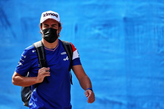 Fernando Alonso (ESP) Alpine F1 Team.
18.06.2021. Formula 1 World Championship, Rd 7, French Grand Prix, Paul Ricard, France, Practice Day.
- www.xpbimages.com, EMail: requests@xpbimages.com © Copyright: Batchelor / XPB Images