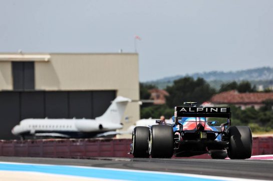 Esteban Ocon (FRA) Alpine F1 Team A521.
18.06.2021. Formula 1 World Championship, Rd 7, French Grand Prix, Paul Ricard, France, Practice Day.
- www.xpbimages.com, EMail: requests@xpbimages.com © Copyright: Batchelor / XPB Images
