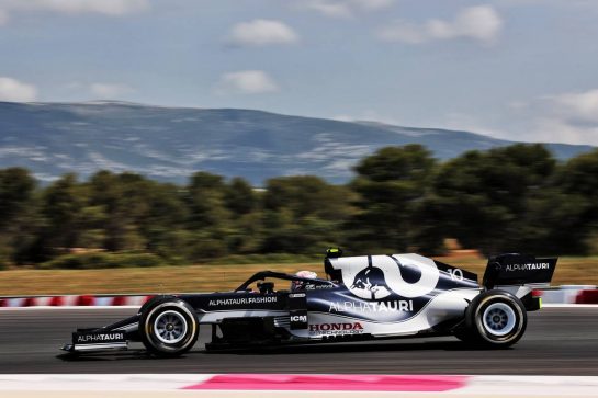 Pierre Gasly (FRA) AlphaTauri AT02.
18.06.2021. Formula 1 World Championship, Rd 7, French Grand Prix, Paul Ricard, France, Practice Day.
- www.xpbimages.com, EMail: requests@xpbimages.com © Copyright: Batchelor / XPB Images