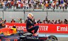 Race winner Max Verstappen (NLD) Red Bull Racing RB16B celebrates in parc ferme. 20.06.2021. Formula 1 World Championship, Rd 7, French Grand Prix, Paul Ricard