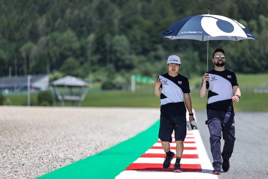 Yuki Tsunoda (JPN), Alpha Tauri 
24.06.2021. Formula 1 World Championship, Rd 8, Steiermark Grand Prix, Spielberg, Austria, Preparation Day.
- www.xpbimages.com, EMail: requests@xpbimages.com © Copyright: Charniaux / XPB Images