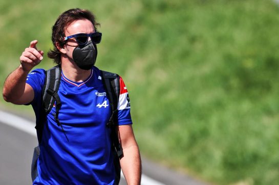 Fernando Alonso (ESP) Alpine F1 Team.
25.06.2021. Formula 1 World Championship, Rd 8, Steiermark Grand Prix, Spielberg, Austria, Practice Day.
- www.xpbimages.com, EMail: requests@xpbimages.com © Copyright: Batchelor / XPB Images