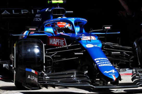 Esteban Ocon (FRA) Alpine F1 Team A521.
25.06.2021. Formula 1 World Championship, Rd 8, Steiermark Grand Prix, Spielberg, Austria, Practice Day.
- www.xpbimages.com, EMail: requests@xpbimages.com © Copyright: Moy / XPB Images