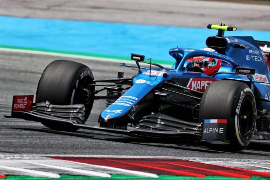Esteban Ocon (FRA) Alpine F1 Team A521.
25.06.2021. Formula 1 World Championship, Rd 8, Steiermark Grand Prix, Spielberg, Austria, Practice Day.
- www.xpbimages.com, EMail: requests@xpbimages.com © Copyright: Batchelor / XPB Images