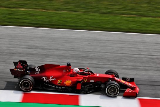 Charles Leclerc (MON) Ferrari SF-21.
25.06.2021. Formula 1 World Championship, Rd 8, Steiermark Grand Prix, Spielberg, Austria, Practice Day.
- www.xpbimages.com, EMail: requests@xpbimages.com © Copyright: Batchelor / XPB Images
