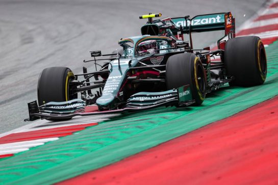 Sebastian Vettel (GER), Aston Martin F1 Team 
25.06.2021. Formula 1 World Championship, Rd 8, Steiermark Grand Prix, Spielberg, Austria, Practice Day.
- www.xpbimages.com, EMail: requests@xpbimages.com © Copyright: Charniaux / XPB Images