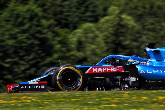 Fernando Alonso (ESP) Alpine F1 Team A521.
26.06.2021. Formula 1 World Championship, Rd 8, Steiermark Grand Prix, Spielberg, Austria, Qualifying Day.
- www.xpbimages.com, EMail: requests@xpbimages.com © Copyright: Batchelor / XPB Images