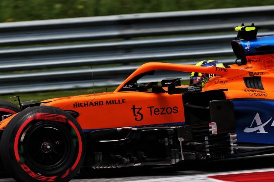 Lando Norris (GBR) McLaren MCL35M.
26.06.2021. Formula 1 World Championship, Rd 8, Steiermark Grand Prix, Spielberg, Austria, Qualifying Day.
- www.xpbimages.com, EMail: requests@xpbimages.com © Copyright: Batchelor / XPB Images