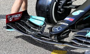 Red Bull confirms request for FIA to inspect Mercedes front wing