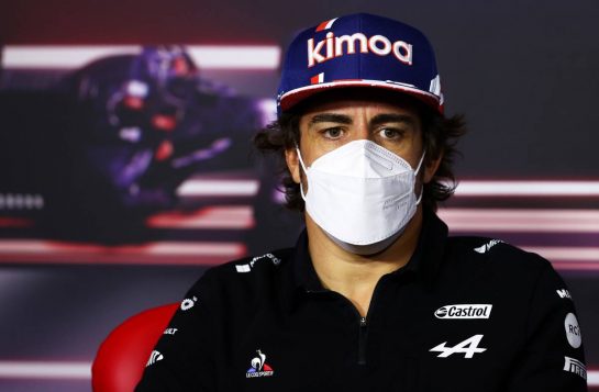 Fernando Alonso (ESP) Alpine F1 Team in the FIA Press Conference.
01.07.2021. Formula 1 World Championship, Rd 9, Austrian Grand Prix, Spielberg, Austria, Preparation Day.
- www.xpbimages.com, EMail: requests@xpbimages.com © Copyright: FIA Pool Image for Editorial Use Only