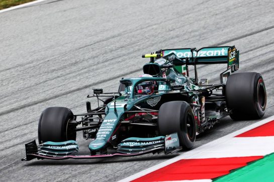 Sebastian Vettel (GER) Aston Martin F1 Team AMR21.
02.07.2021. Formula 1 World Championship, Rd 9, Austrian Grand Prix, Spielberg, Austria, Practice Day.
- www.xpbimages.com, EMail: requests@xpbimages.com © Copyright: Charniaux / XPB Images