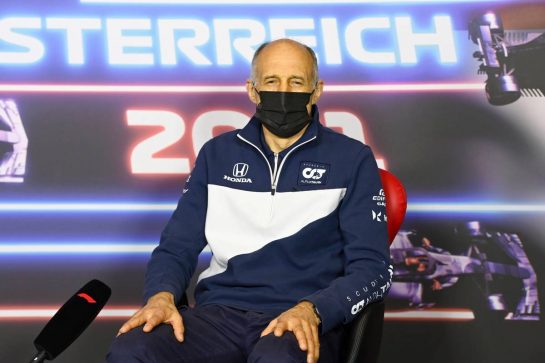 Franz Tost (AUT) AlphaTauri Team Principal in the FIA Press Conference.
02.07.2021. Formula 1 World Championship, Rd 9, Austrian Grand Prix, Spielberg, Austria, Practice Day.
- www.xpbimages.com, EMail: requests@xpbimages.com © Copyright: FIA Pool Image for Editorial Use Only