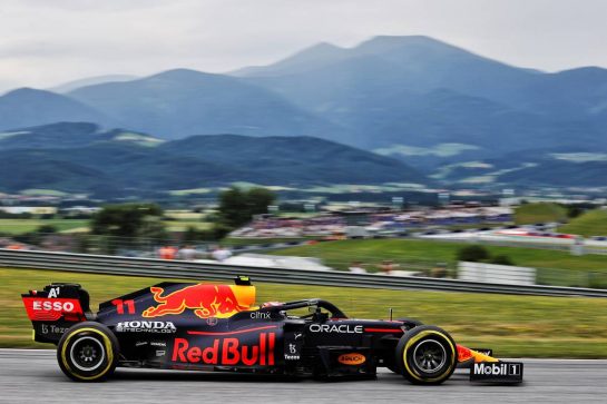 Sergio Perez (MEX) Red Bull Racing RB16B.
02.07.2021. Formula 1 World Championship, Rd 9, Austrian Grand Prix, Spielberg, Austria, Practice Day.
- www.xpbimages.com, EMail: requests@xpbimages.com © Copyright: Batchelor / XPB Images