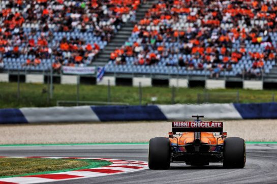 Daniel Ricciardo (AUS) McLaren MCL35M.
02.07.2021. Formula 1 World Championship, Rd 9, Austrian Grand Prix, Spielberg, Austria, Practice Day.
- www.xpbimages.com, EMail: requests@xpbimages.com © Copyright: Batchelor / XPB Images