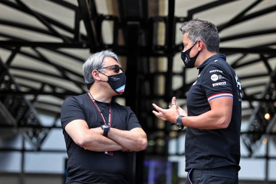 Groupe Renault CEO Luca de Meo with Marcin Budkowski