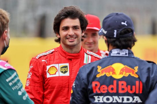 Carlos Sainz Jr (ESP) Ferrari - 2022 Car Launch.
15.07.2021. Formula 1 World Championship, Rd 10, British Grand Prix, Silverstone, England, Preparation Day.
- www.xpbimages.com, EMail: requests@xpbimages.com © Copyright: Batchelor / XPB Images