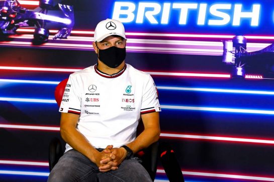 Valtteri Bottas (FIN) Mercedes AMG F1 in the FIA Press Conference.
15.07.2021. Formula 1 World Championship, Rd 10, British Grand Prix, Silverstone, England, Preparation Day.
- www.xpbimages.com, EMail: requests@xpbimages.com © Copyright: FIA Pool Image for Editorial Use Only