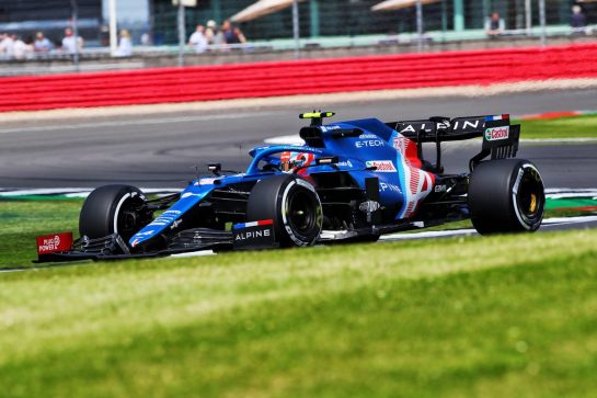 Esteban Ocon (FRA) Alpine F1 Team A521.
16.07.2021. Formula 1 World Championship, Rd 10, British Grand Prix, Silverstone, England, Practice Day.
- www.xpbimages.com, EMail: requests@xpbimages.com © Copyright: Davenport / XPB Images