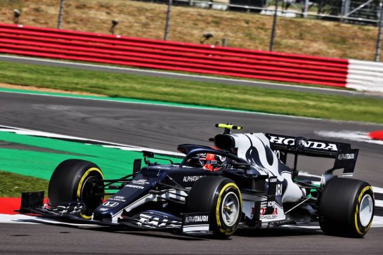 Pierre Gasly (FRA) AlphaTauri AT02.
16.07.2021. Formula 1 World Championship, Rd 10, British Grand Prix, Silverstone, England, Practice Day.
- www.xpbimages.com, EMail: requests@xpbimages.com © Copyright: Batchelor / XPB Images