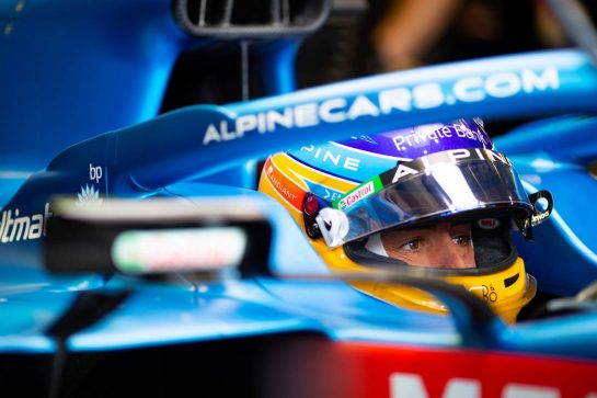 Fernando Alonso (ESP) Alpine F1 Team A521.
16.07.2021. Formula 1 World Championship, Rd 10, British Grand Prix, Silverstone, England, Practice Day.
- www.xpbimages.com, EMail: requests@xpbimages.com © Copyright: Staley / XPB Images