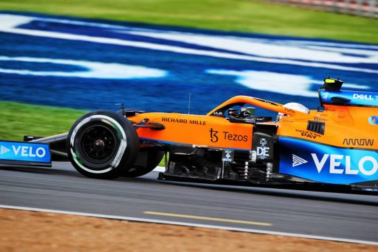 Lando Norris (GBR) McLaren MCL35M.
16.07.2021. Formula 1 World Championship, Rd 10, British Grand Prix, Silverstone, England, Practice Day.
- www.xpbimages.com, EMail: requests@xpbimages.com © Copyright: Davenport / XPB Images