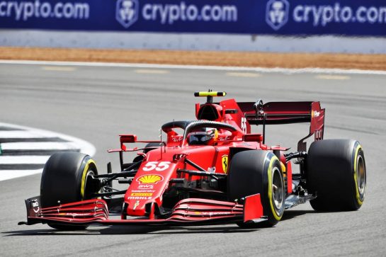Carlos Sainz Jr (ESP) Ferrari SF-21.
16.07.2021. Formula 1 World Championship, Rd 10, British Grand Prix, Silverstone, England, Practice Day.
- www.xpbimages.com, EMail: requests@xpbimages.com © Copyright: Davenport / XPB Images