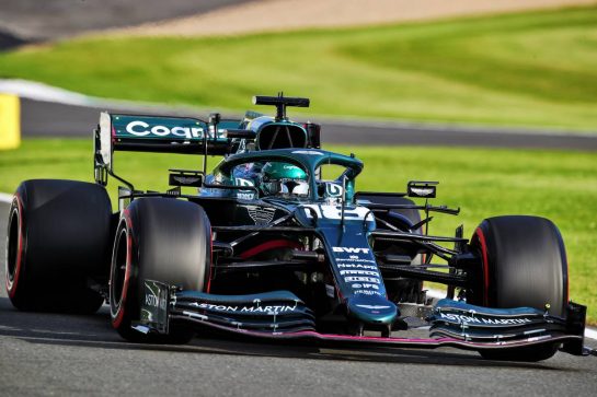 Lance Stroll (CDN) Aston Martin F1 Team AMR21.
16.07.2021. Formula 1 World Championship, Rd 10, British Grand Prix, Silverstone, England, Practice Day.
- www.xpbimages.com, EMail: requests@xpbimages.com © Copyright: Davenport / XPB Images