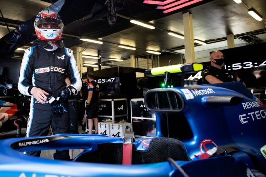 Esteban Ocon (FRA) Alpine F1 Team A521.
17.07.2021. Formula 1 World Championship, Rd 10, British Grand Prix, Silverstone, England, Qualifying Day.
- www.xpbimages.com, EMail: requests@xpbimages.com © Copyright: Staley / XPB Images
