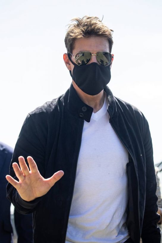 Tom Cruise (USA) Actor.
18.07.2021. Formula 1 World Championship, Rd 10, British Grand Prix, Silverstone, England, Race Day.
- www.xpbimages.com, EMail: requests@xpbimages.com © Copyright: Bearne / XPB Images