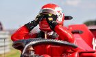 Second placed Charles Leclerc (MON) Ferrari SF-21 in parc ferme. 18.07.2021. Formula 1 World Championship, Rd 10, British Grand Prix, Silverstone