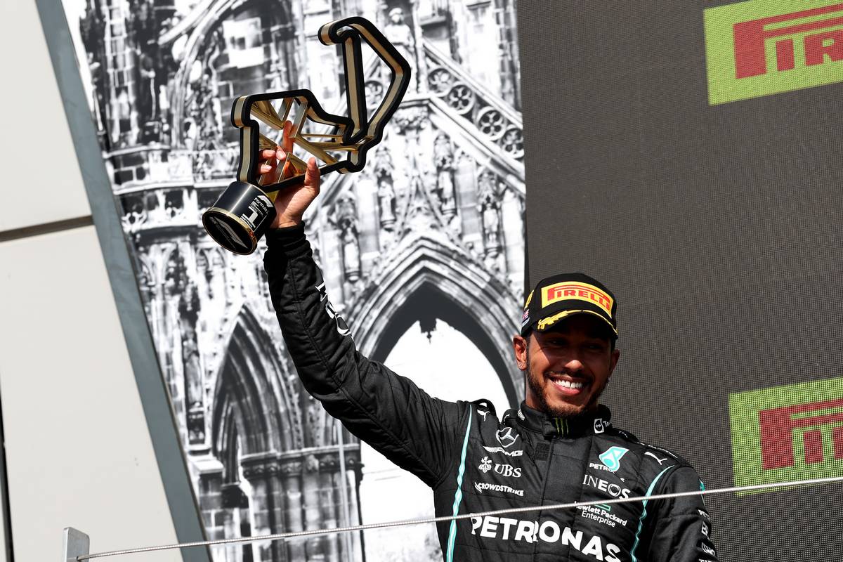 1st place Lewis Hamilton (GBR) Mercedes AMG F1 W12. 18.07.2021. Formula 1 World Championship, Rd 10, British Grand Prix, Silverstone