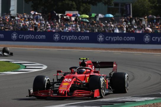 Carlos Sainz Jr (ESP) Ferrari SF-21.
18.07.2021. Formula 1 World Championship, Rd 10, British Grand Prix, Silverstone, England, Race Day.
- www.xpbimages.com, EMail: requests@xpbimages.com © Copyright: Batchelor / XPB Images