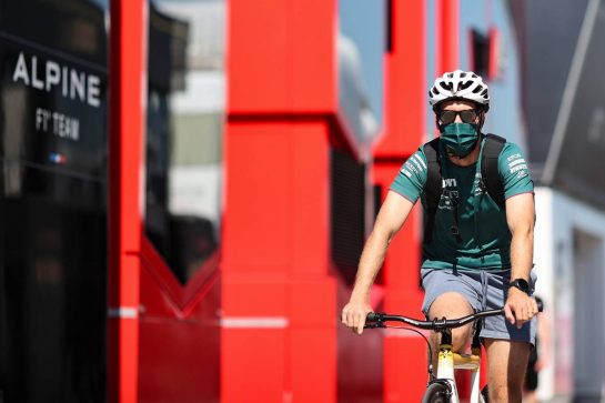 Sebastian Vettel (GER) Aston Martin F1 Team.
30.07.2021. Formula 1 World Championship, Rd 11, Hungarian Grand Prix, Budapest, Hungary, Practice Day.
- www.xpbimages.com, EMail: requests@xpbimages.com © Copyright: Charniaux / XPB Images