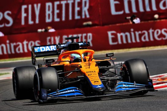 Daniel Ricciardo (AUS) McLaren MCL35M.
30.07.2021. Formula 1 World Championship, Rd 11, Hungarian Grand Prix, Budapest, Hungary, Practice Day.
- www.xpbimages.com, EMail: requests@xpbimages.com © Copyright: Batchelor / XPB Images