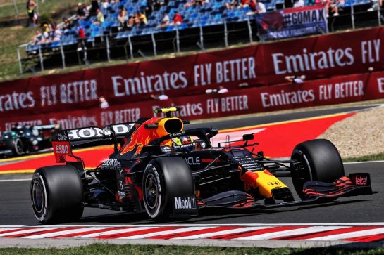 Sergio Perez (MEX) Red Bull Racing RB16B.
30.07.2021. Formula 1 World Championship, Rd 11, Hungarian Grand Prix, Budapest, Hungary, Practice Day.
- www.xpbimages.com, EMail: requests@xpbimages.com © Copyright: Batchelor / XPB Images