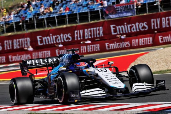 George Russell (GBR) Williams Racing FW43B.
30.07.2021. Formula 1 World Championship, Rd 11, Hungarian Grand Prix, Budapest, Hungary, Practice Day.
- www.xpbimages.com, EMail: requests@xpbimages.com © Copyright: Batchelor / XPB Images