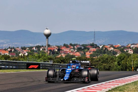 Esteban Ocon (FRA) Alpine F1 Team A521.
30.07.2021. Formula 1 World Championship, Rd 11, Hungarian Grand Prix, Budapest, Hungary, Practice Day.
- www.xpbimages.com, EMail: requests@xpbimages.com © Copyright: Moy / XPB Images