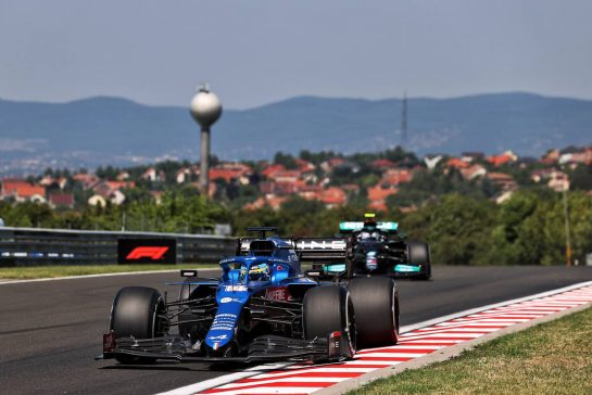Fernando Alonso (ESP) Alpine F1 Team A521.
30.07.2021. Formula 1 World Championship, Rd 11, Hungarian Grand Prix, Budapest, Hungary, Practice Day.
- www.xpbimages.com, EMail: requests@xpbimages.com © Copyright: Moy / XPB Images